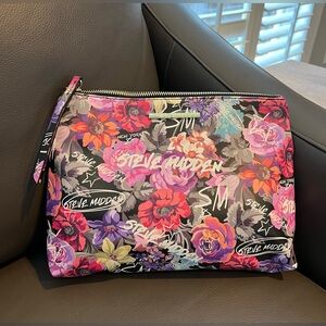 Steve Madden Large Floral Clutch